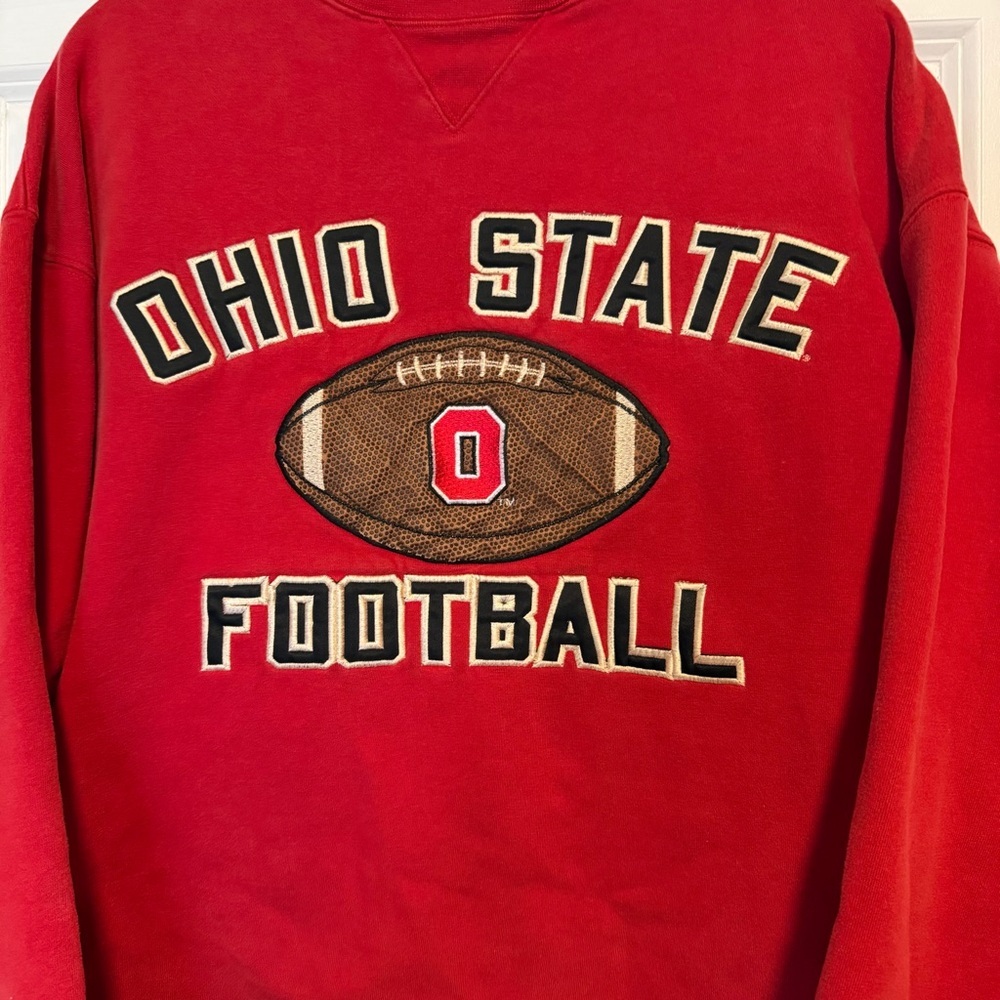 Vintage adidas Ohio state university embroidered pullover sweatshirt - Picture 3 of 4